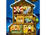 une image représentant un tableau d'une maison dans laquelle se trouvent de nombreuses personnes