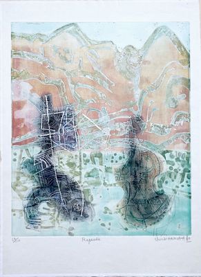 Shoichi Hasegawa - Rapsodie Original etching and aquatint on…