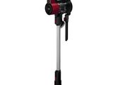 un aspirateur rouge et noir sur fond blanc