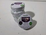 three containers of gourmets sitting on top of a white counter