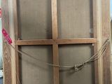 a picture of a picture of a window with a rope on it