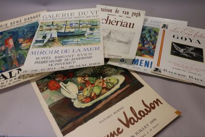 Lot de six affiches : MENDJISKY, GOYA, CHERIAU, PALMEIRO et … - Photo 1