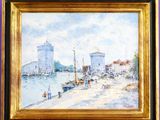 a picture of a painting hanging on a wall