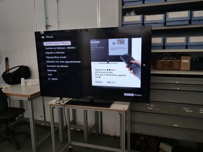 1 Televiseur Sony Bravia 55 Pouces, Modele Kdl-55ex720 Sans …