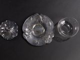 a glass of water and a glass of wine on a table
