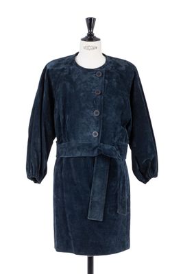 Yves SAINT LAURENT haute couture n°59654 circa 1986 - Ensemb…