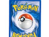 a close up of a card with a pokemon ball on it