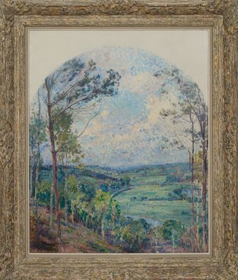 Henry Brémond (1875-1944) Paysage à la rivière 1912 Huile su…