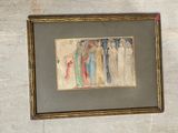 a picture of a painting hanging on a wall