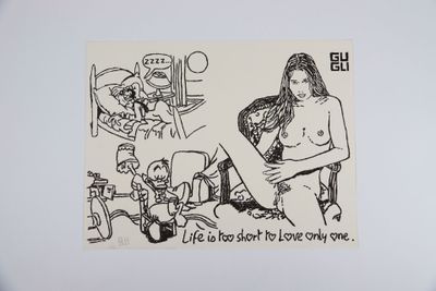 Laurent GUGLI (XXe) "Life is too short to love only one"