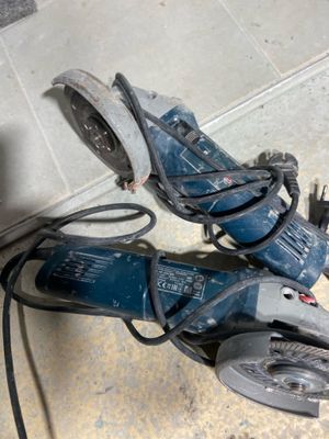 a picture of a pair of electric tools on the floor