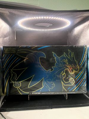a box with a picture of a pokemon figure inside of it