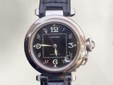an image of a wrist watch with a black dial