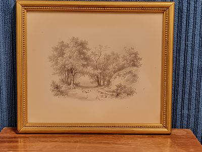 H. VANDERSURCH « Chemin en sous-bois ».