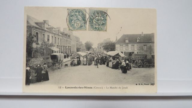 Lavaveix-les-Mines : Le Marché du Jeudi (BF 12). B.E.