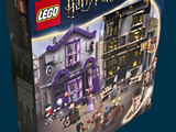 une boîte de Lego représentant la maison de Harry Potter