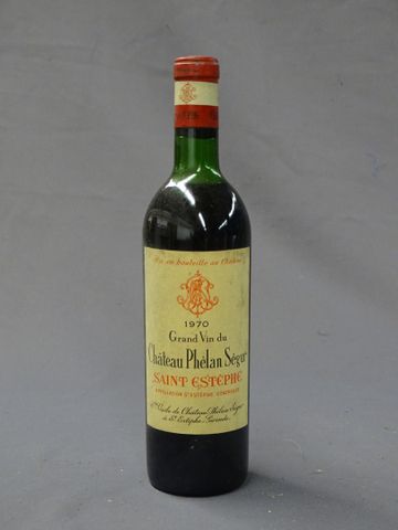 SAINT ESTEPHE, CHATEAU PHELAN SEGUR, 1 bouteille de 1970