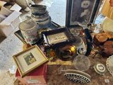 a table that has a lot of items on it