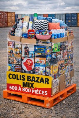 Palette de 600 à 800 articles de bazar tous types neufs - Po…