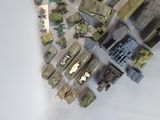 a lot of military toys that are on the table