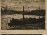 trois photographies en noir et blanc représentant des bateaux sur un plan d'eau