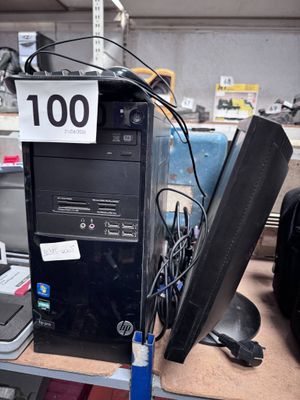 Un ordinateur HP PRO avec un céran VIEWSONIC