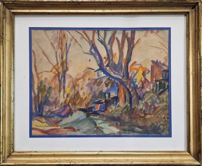 Marcel ARNAUD (1877-1956) Vue d'un chemin