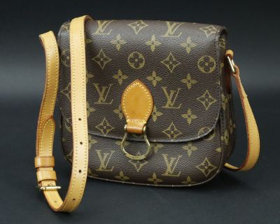 Sac à bandoulière Louis Vuitton en toile Monogram et cuir