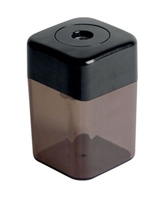 Taille-crayon avec réservoir - Design ergonomique noir et gr…