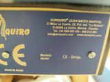 a close up of a sign on a machine
