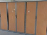 a room that has a bunch of lockers in it