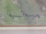 a picture of a painting on the wall of a room