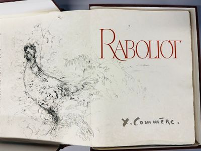 a book that has a drawing of a bird on it