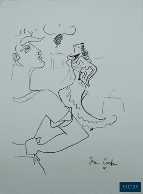 une image d'un dessin d'un homme et d'une femme