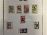 a picture of a picture of a collection of stamps on display
