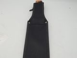 a close up of a knife case on a white surface