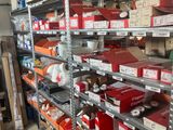 many boxes and boxes on the shelves in the store