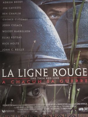 poster of a movie with a soldier and another soldier in the background