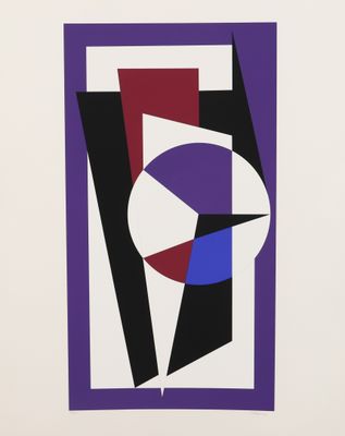 Genevive Claisse (1935-2018) Srigraphie numrote 15/100.