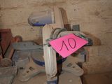 a pink sign that says no on it on a table