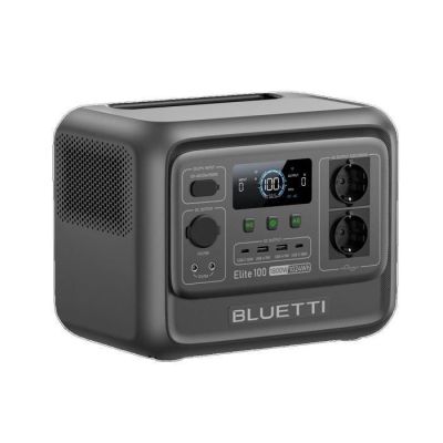 a close up of a radio with a clock on top of it