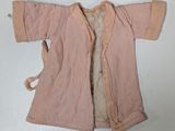 doll ' s pink jacket with fur lining and collar