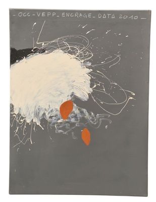 l'image d'une photo d'un tableau sur fond gris