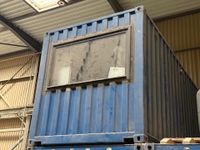 Container maritime bleu équipé d'une porte et une fenêtre (A… (photo 3)