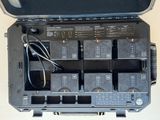 a case with a bunch of batteries inside of it