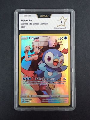 a close up of a pokemon trading card on a table