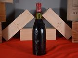 a bottle of wine that is sitting on a table