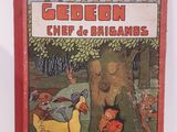 un vieux livre pour enfants illustré d'un canard et d'un caneton dans les bois