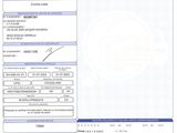 a close up of a document with a picture of a person on it
