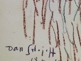 drawing of a man with a beard and a mustache on a white wall